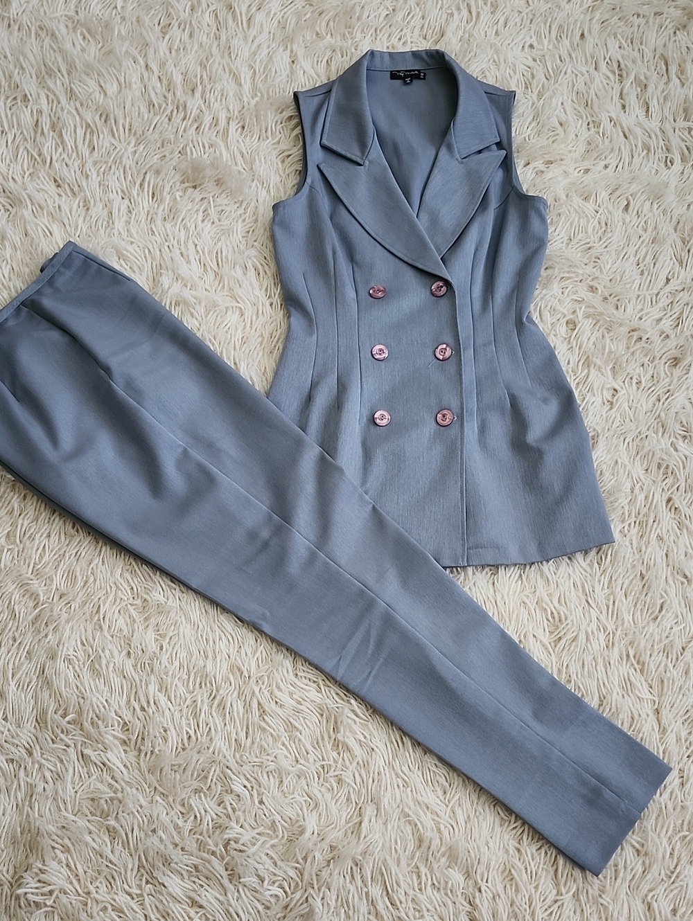 Gray Pant Suit